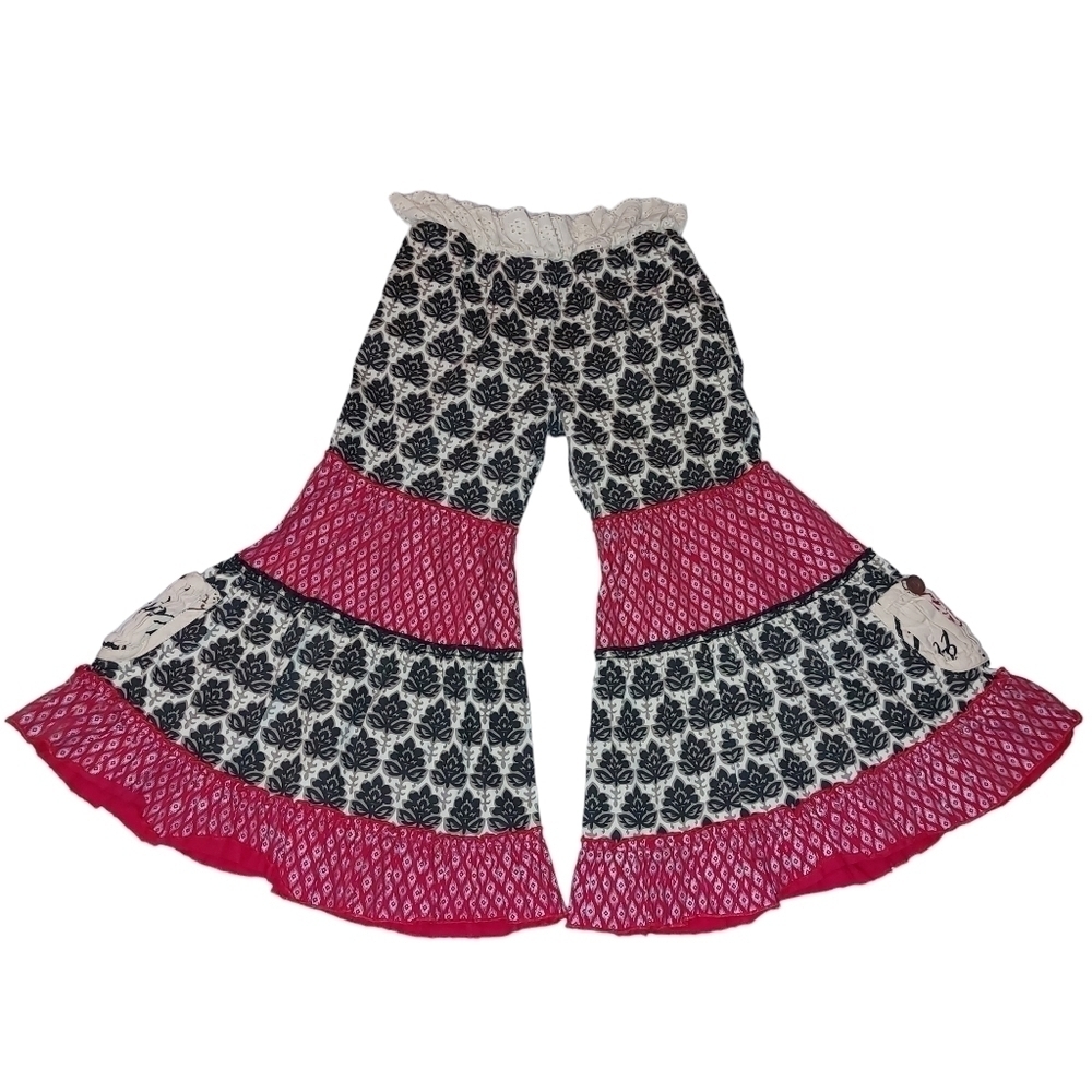 Mustard Pie Girl's Ruffled Flare Legged Pants